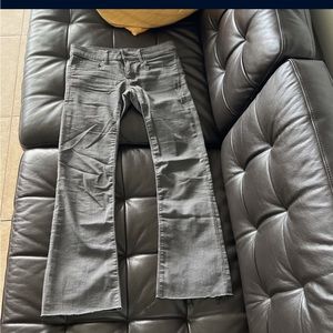 Y2k gray flare jeans